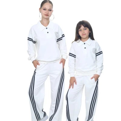 Şeritli Polo Yaka Takım