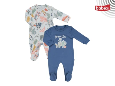 Sevimli Hayvanlar 2 Beden 2'in 1 Paket Patikli Tulum