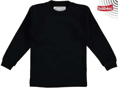 Siyah İnterlok Badi Unisex