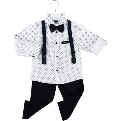 With Overalls 2-Piece Set