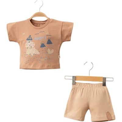 Baby Boy Two-Piece Set with Shorts