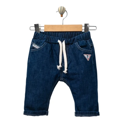 Question-Mark Denim Trousers