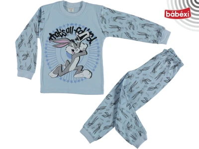 Sporcu Tavşan Desenli Pijama Takım
