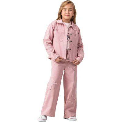 Star Rhinestone Gabardine Set