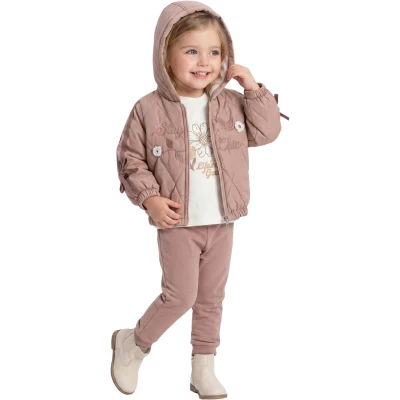 Stay Chic Nakışlı Mont