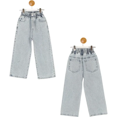Studded Denim Pants