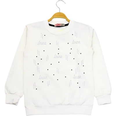 Taşlı Sweat 5 Yaş - 8 Yaş