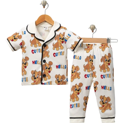 Tatlı Köpek Kısa Kollu Pijama Takım