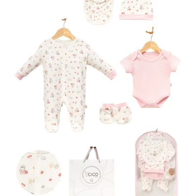 Rabbit Print 5-Piece Gift Set