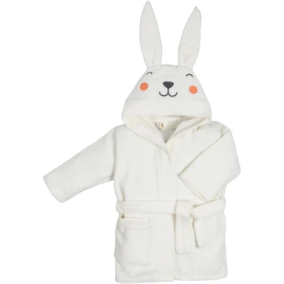 Rabbit Print Bathrobe
