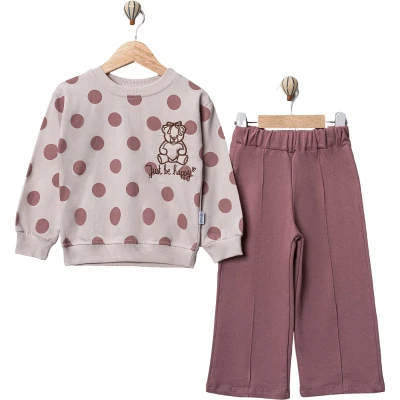 Tavşan Nakışlı Puan Baskılı Takım