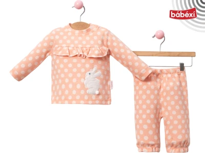 Set with Bunny Embroidery