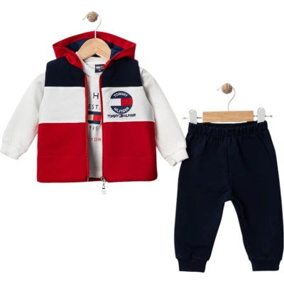 Tommy Hilfiger Yelek 3lü Erkek Takım