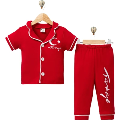 Türkiye Kısa Kollu Pijama Takım 3 Yaş - 6 Yaş