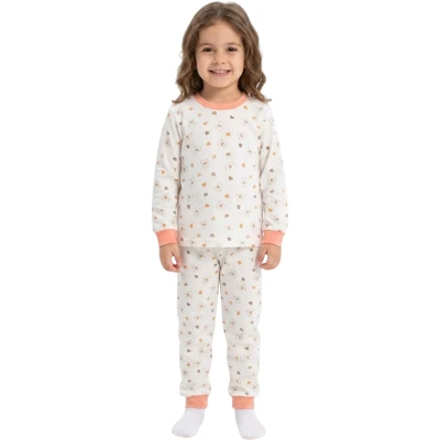 Orange Heart Pajama