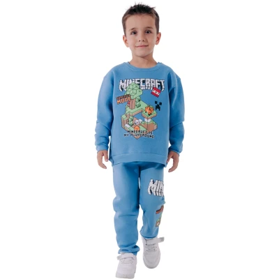 Three thread chenille Minecraft character set