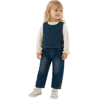 Three-Piece Denim Set