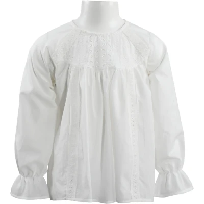 Voile Broderie Yoke Lace Dress 10Y-13Y