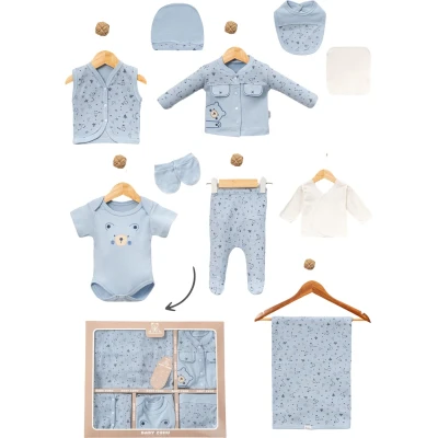 Waffle Panda 10-Piece Newborn Set 1M-3M