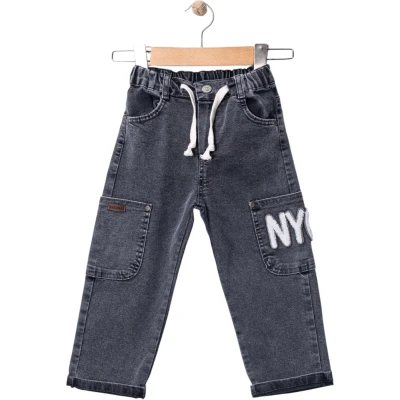 Side Pocket Denim Pants
