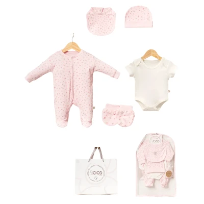 Leaf Print 5-Piece Gift Set