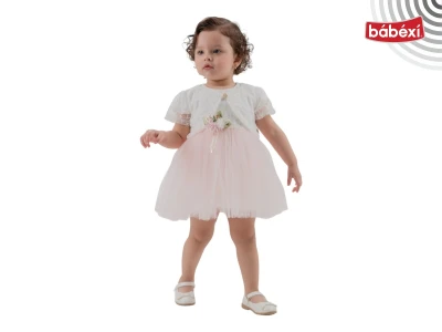Yazlık Sedef Yıldız Tül Bolerolu Elbise