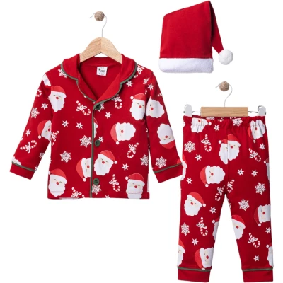 New Year Printed Pajama Set