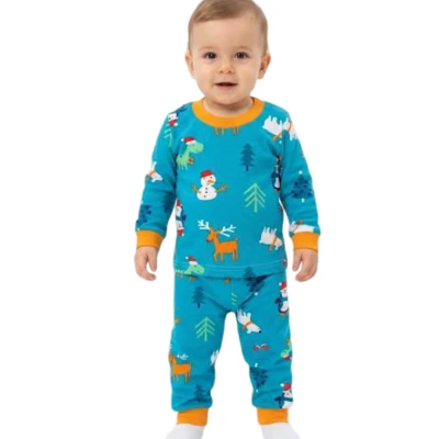 Yılbaşı Geyik Pijama Takımı 6 Ay - 2 Yaş