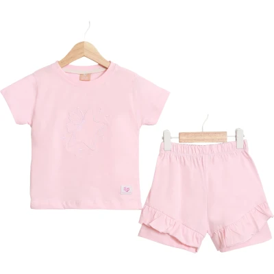 Star Embroidered Girls' Set