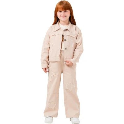 Star Sequined Gabardine Set
