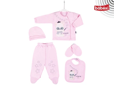 Starry Panda 5-Piece Boxed Bodysuit Set
