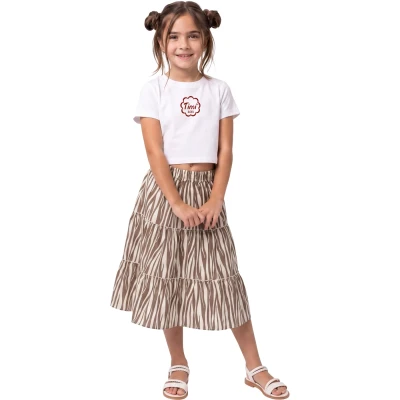 Zebra Desenli Etek 8 Yaş - 12 Yaş