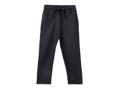 Zebra Woven Belted Jogger Pants with Pockets - Girl